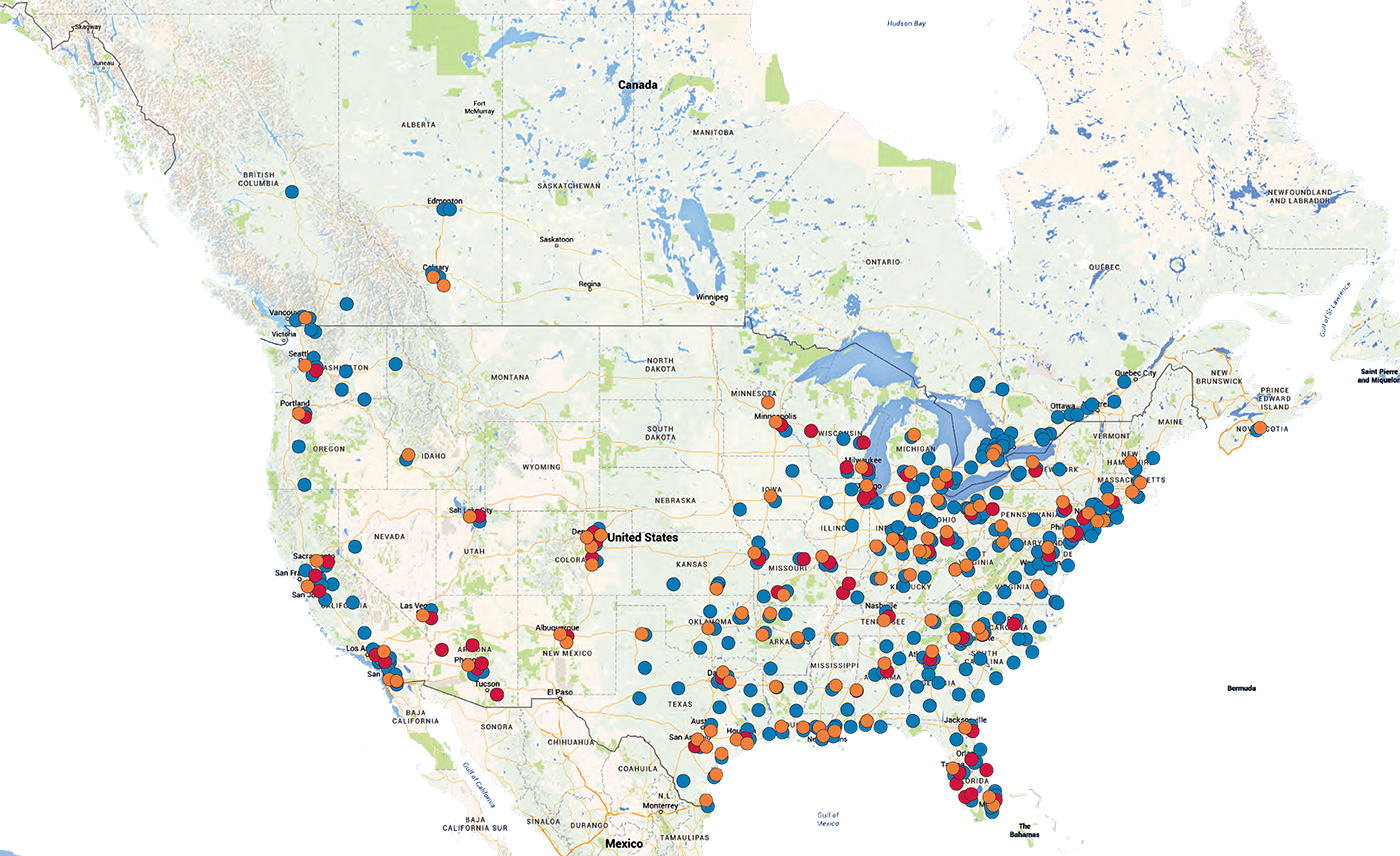 cintas careers map of US locations